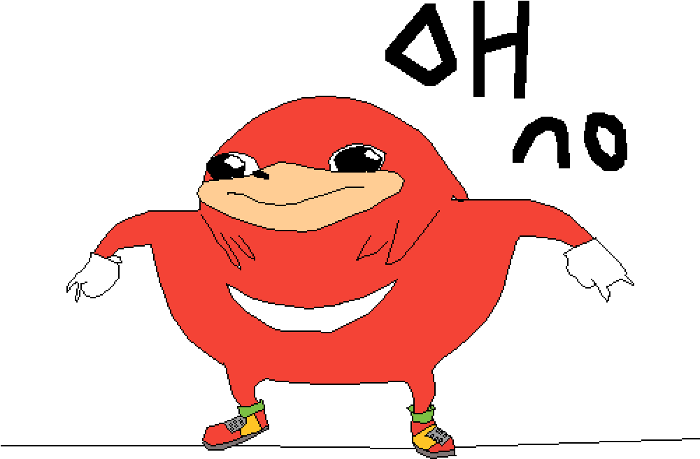 Ugandan Knuckles - Knuckles The Echidna (1000x1000), Png Download