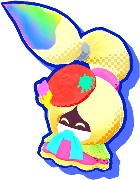 Vividria Status - Kirby Star Allies Vividria (467x600), Png Download