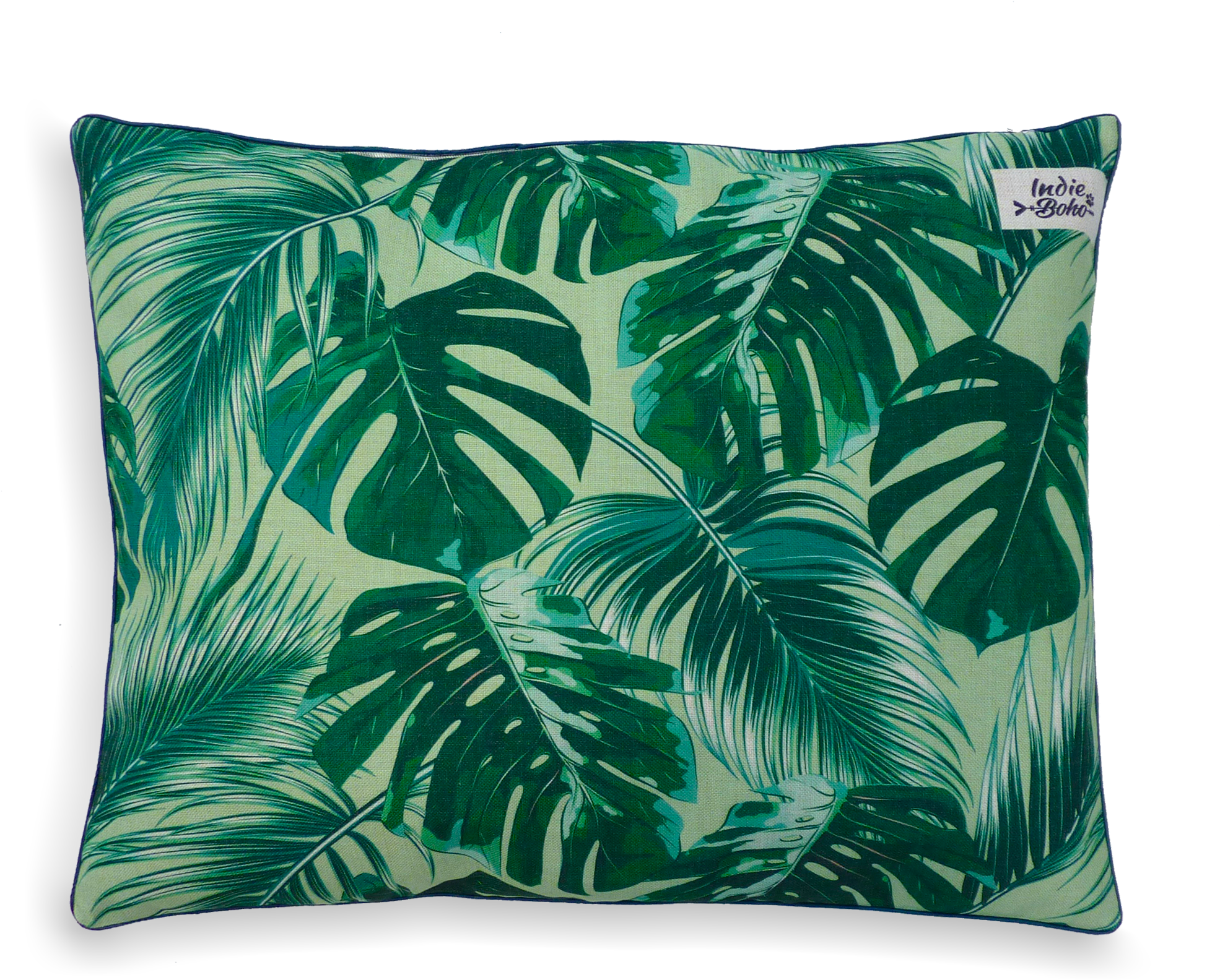 Tropical Leaves Medium Bed - Bed (2000x2000), Png Download