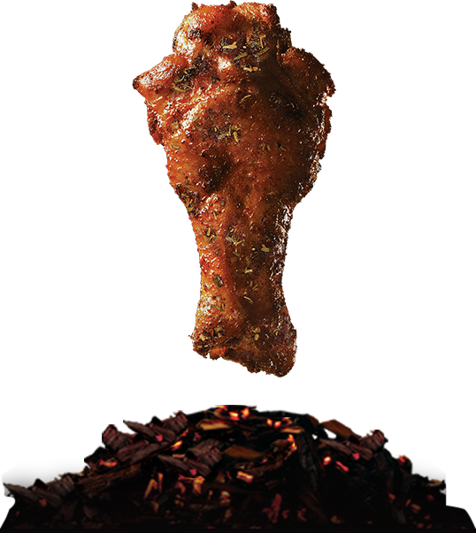 Hooters Smoked Wings - Smoked Chicken Wings Png (538x603), Png Download