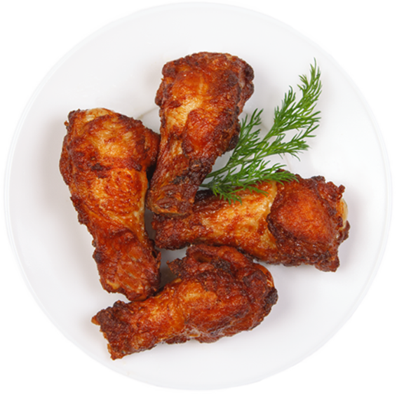 Chicken Wings Spicy - Crispy Fried Chicken (566x566), Png Download