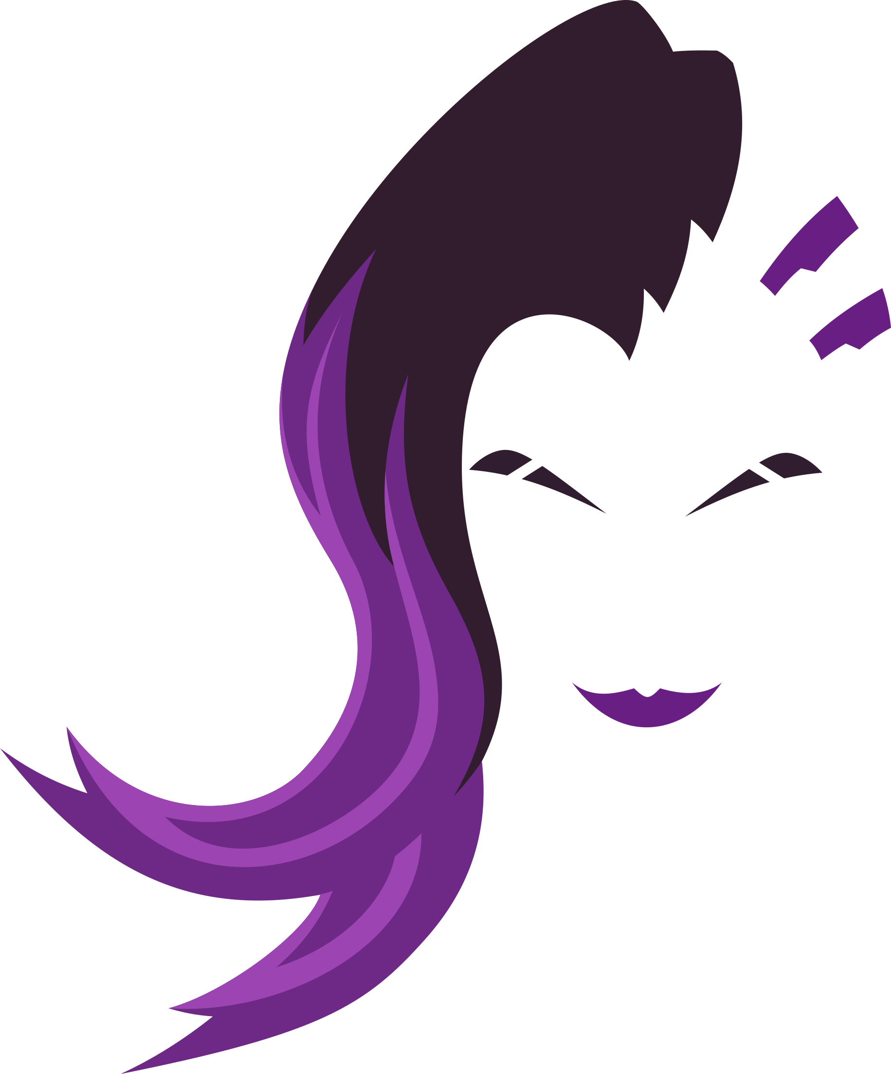 Sombra - Overwatch Sombra Icon (1831x2208), Png Download