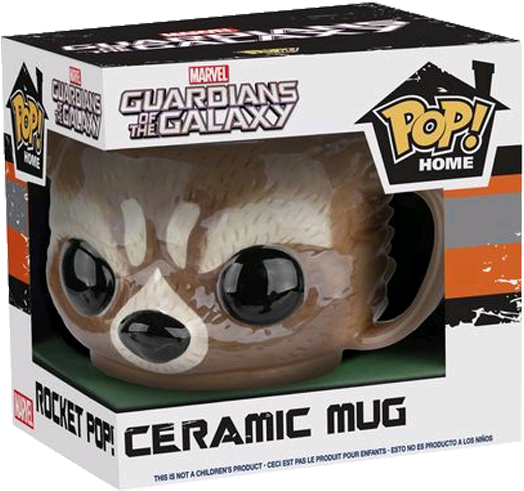 Guardians Of The Galaxy - Pop Funko Rocket Raccoon (600x600), Png Download
