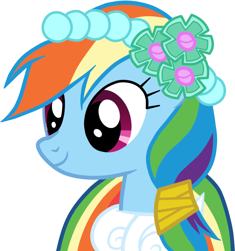 Rannius's Avatar - Wedding Canterlot Rainbow Dash (1000x1000), Png Download