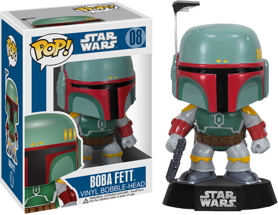 Star Wars Funko Pop Boba Fett - Star Wars Funko Boba Fett (480x372), Png Download