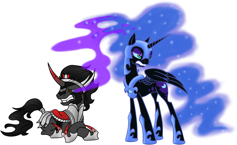 King Sombra Images Sombra Hd Wallpaper And Background - Nightmare Moon And King Sombra (1024x639), Png Download