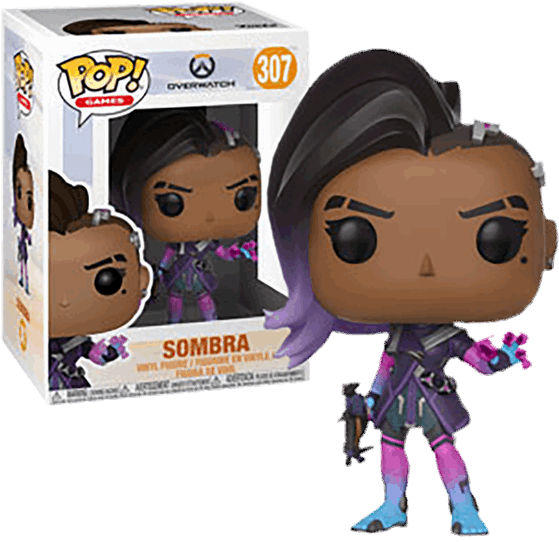 Funko Pop Sombra Overwatch (600x600), Png Download