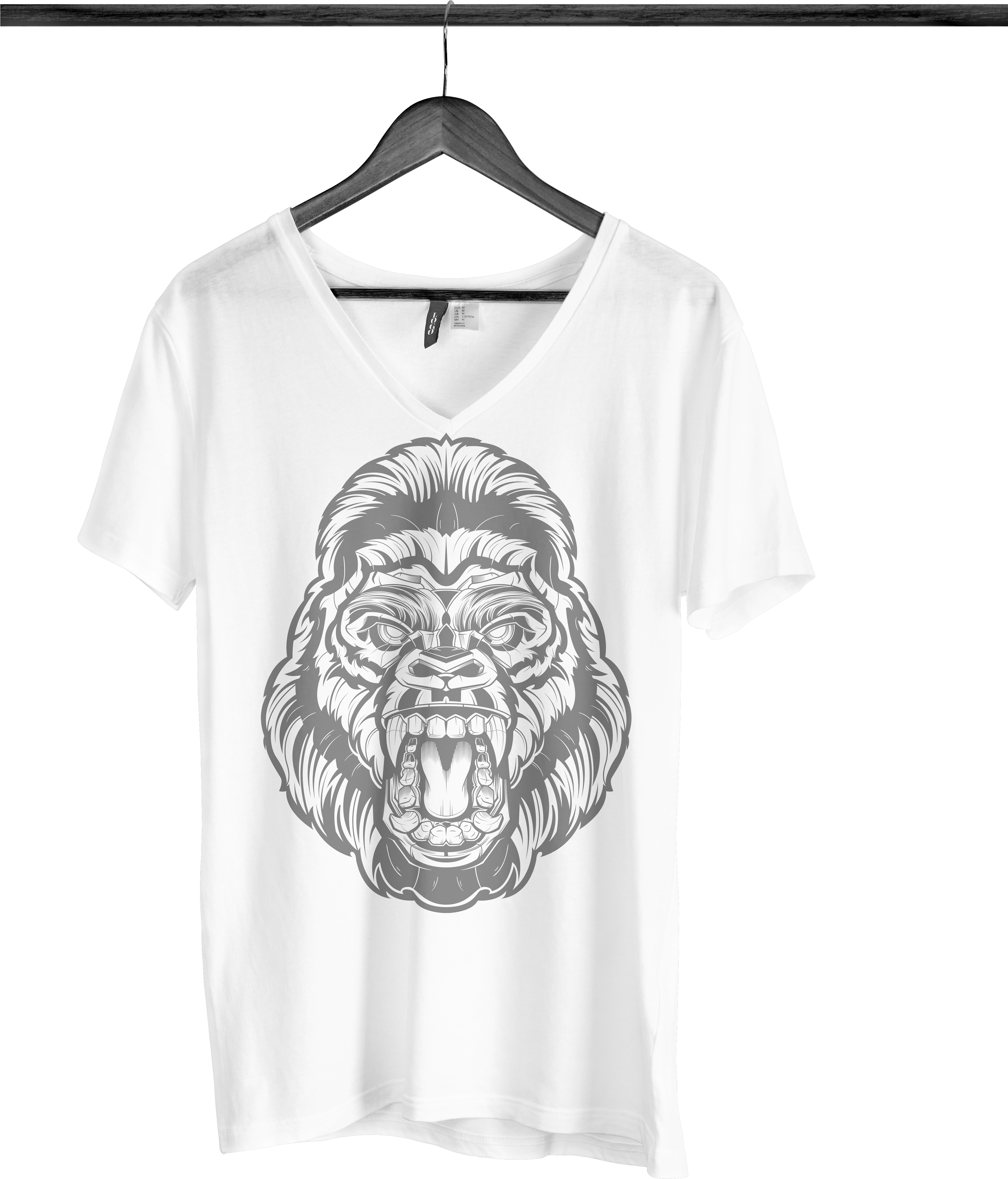 Apex Gorilla On Behance Image Freeuse Library - Gorilla Vector Free (3840x4800), Png Download