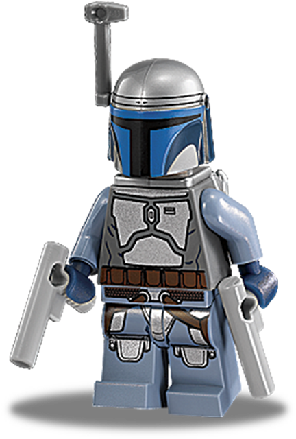 Jango Fett - Lego Star Wars Jango Fett Minifigure (504x672), Png Download