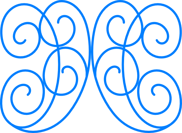Swirl Blue Big Circles Svg Clip Arts 600 X 439 Px (600x439), Png Download