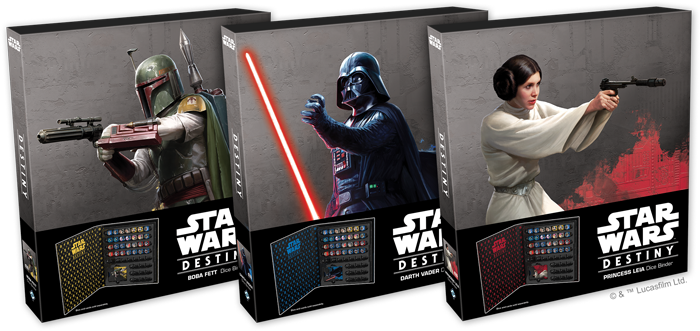 Binders - Star Wars Destiny Boba Fett Dice Binder (700x331), Png Download
