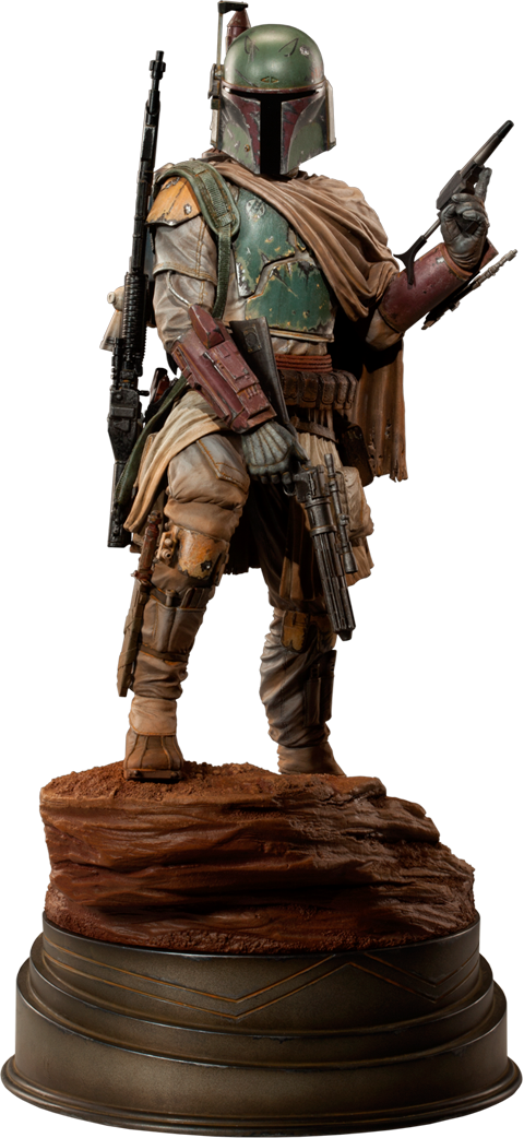 Mythos Polystone Statue - Star Wars: Mythos Statue: Boba Fett (480x1042), Png Download
