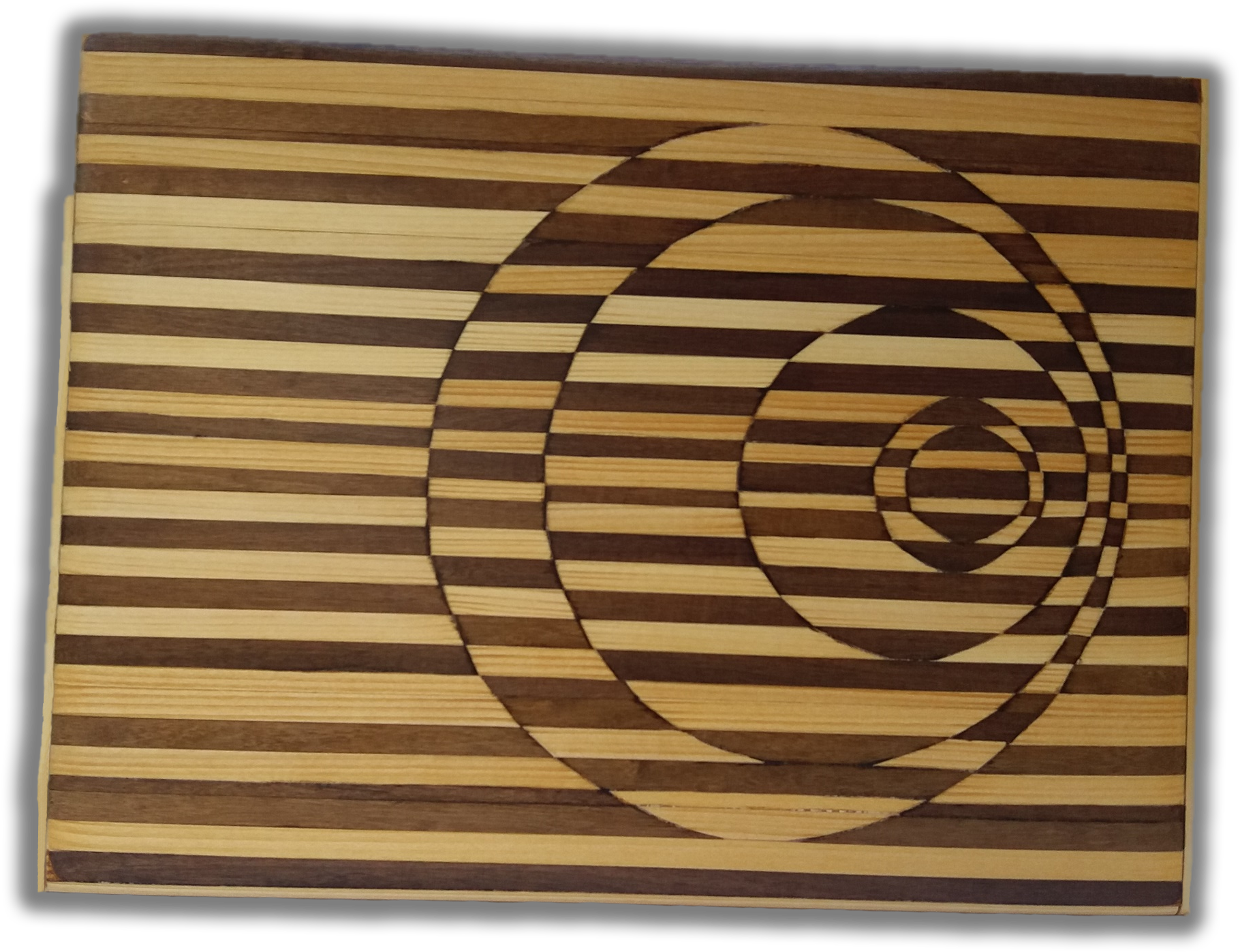 Circles Over Circles - Black And White Op Art (1937x1557), Png Download