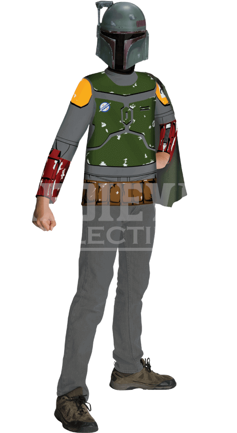Kids Boba Fett Costume Top - Star Wars Boba Fett Child Costume Kit (850x850), Png Download