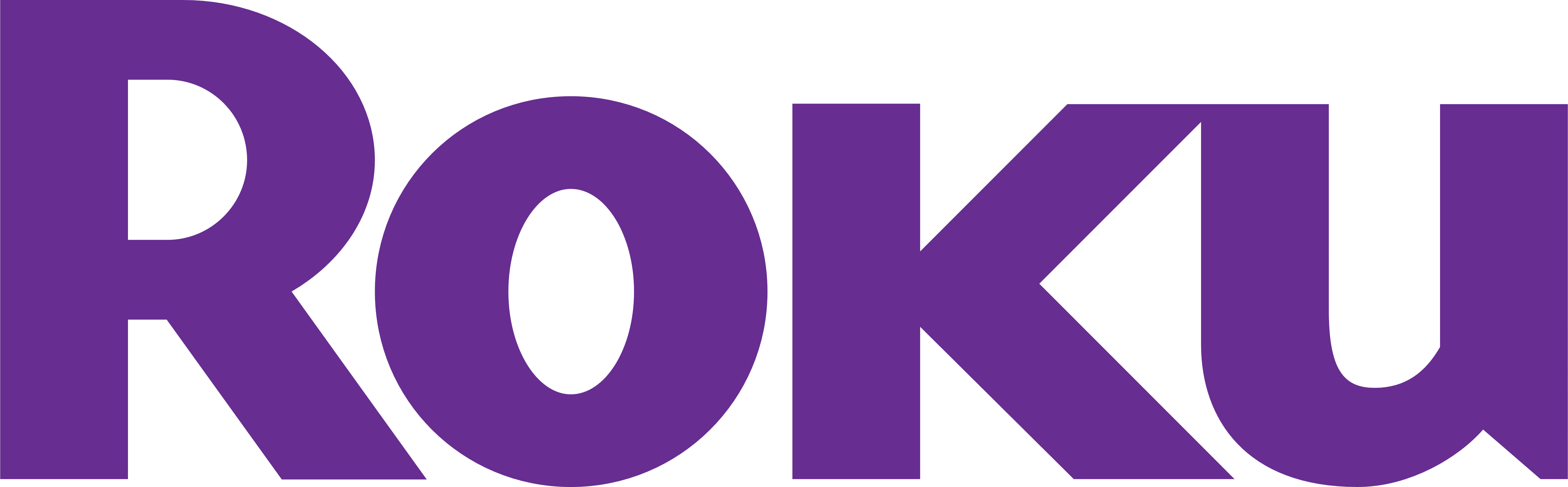 Streaming Movies - Roku Logo (5000x1552), Png Download