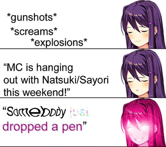 Photo - Best Doki Girl Memes (530x467), Png Download