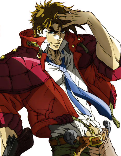 Joseph Joestar - Joseph Joestar Red Jacket (466x601), Png Download