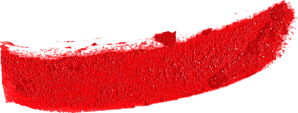 17 Red Lipstick Brush Stroke - Lipstick (1015x386), Png Download