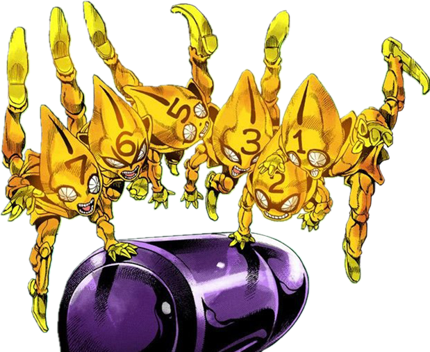 Manga - Guido Mista Sex Pistols (619x507), Png Download