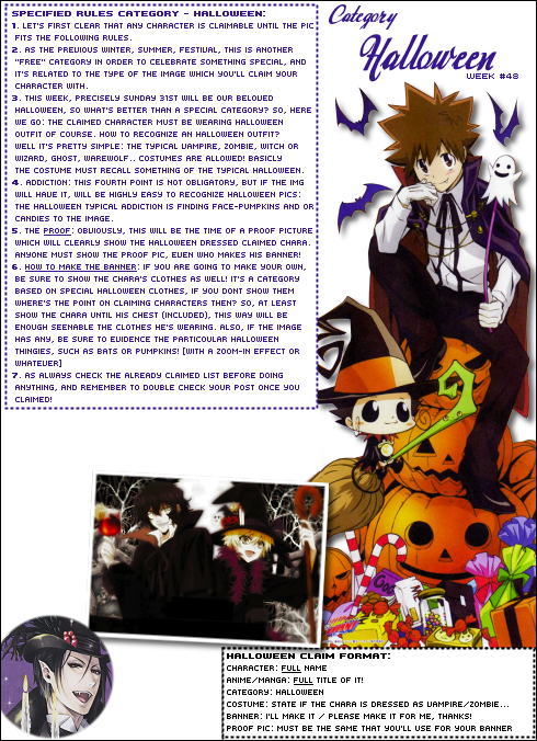 Archive Ended Categories Past Weeks Forums Png Png - Katekyo Hitman Reborn Halloween (490x676), Png Download