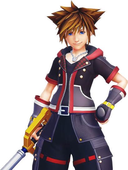 Kh3 Sora Png - Kingdom Hearts 3 Kh3 Sora (500x556), Png Download