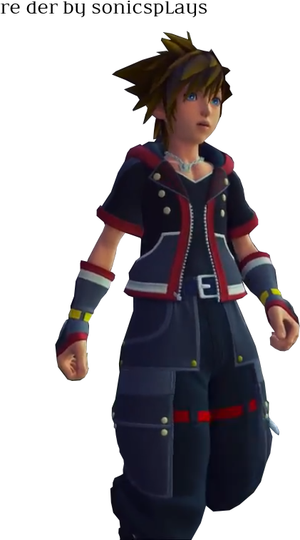 Kingdom Hearts 3 Sora Png - Figurine (526x766), Png Download