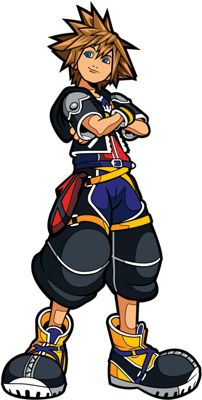 Sora - Kingdom Hearts Figpin (585x1024), Png Download