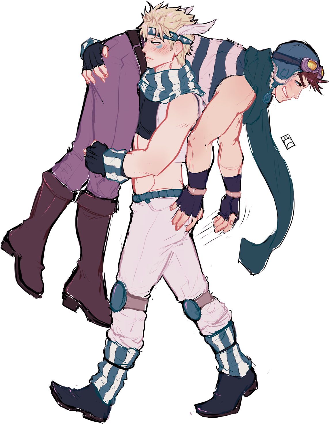 Trash Heap Beep Beep - Jjba Caejose (1280x1536), Png Download