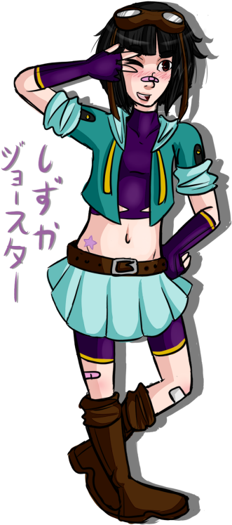 »shizuka E - Joestar« - Cartoon (417x750), Png Download