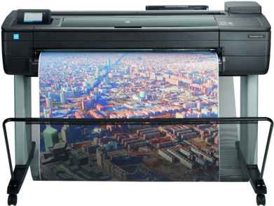 Hp Designjet T730 36-in Printer - Hp Designjet T730 36in Printer F9a29a (573x430), Png Download