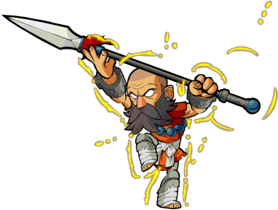 Wushangflair1 Wushangflair2 - Brawlhalla Wu Shang Png (450x328), Png Download