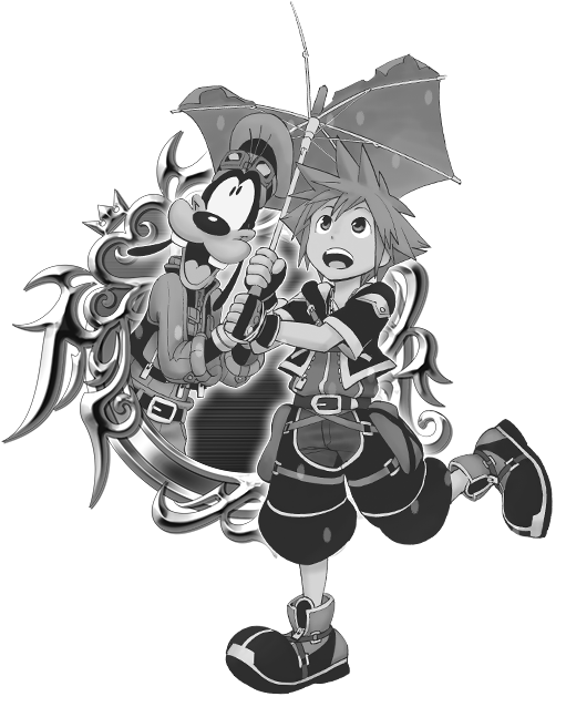 Trait Medal 17 Toon Sora Goofy - Goofy (640x640), Png Download