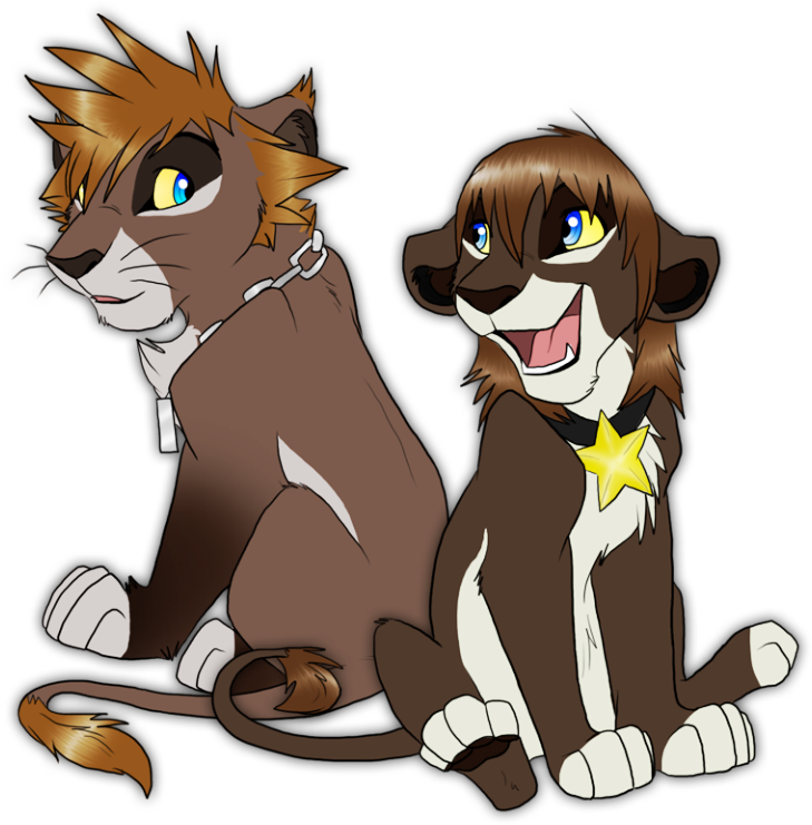 Sora And Lexa-qw112 - Sora Lion X Kiara (864x768), Png Download