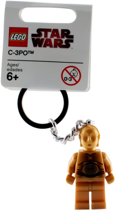 Lego C-3po Keychain - Lego Star Wars R4-p44 Key Chain 852946 (700x700), Png Download