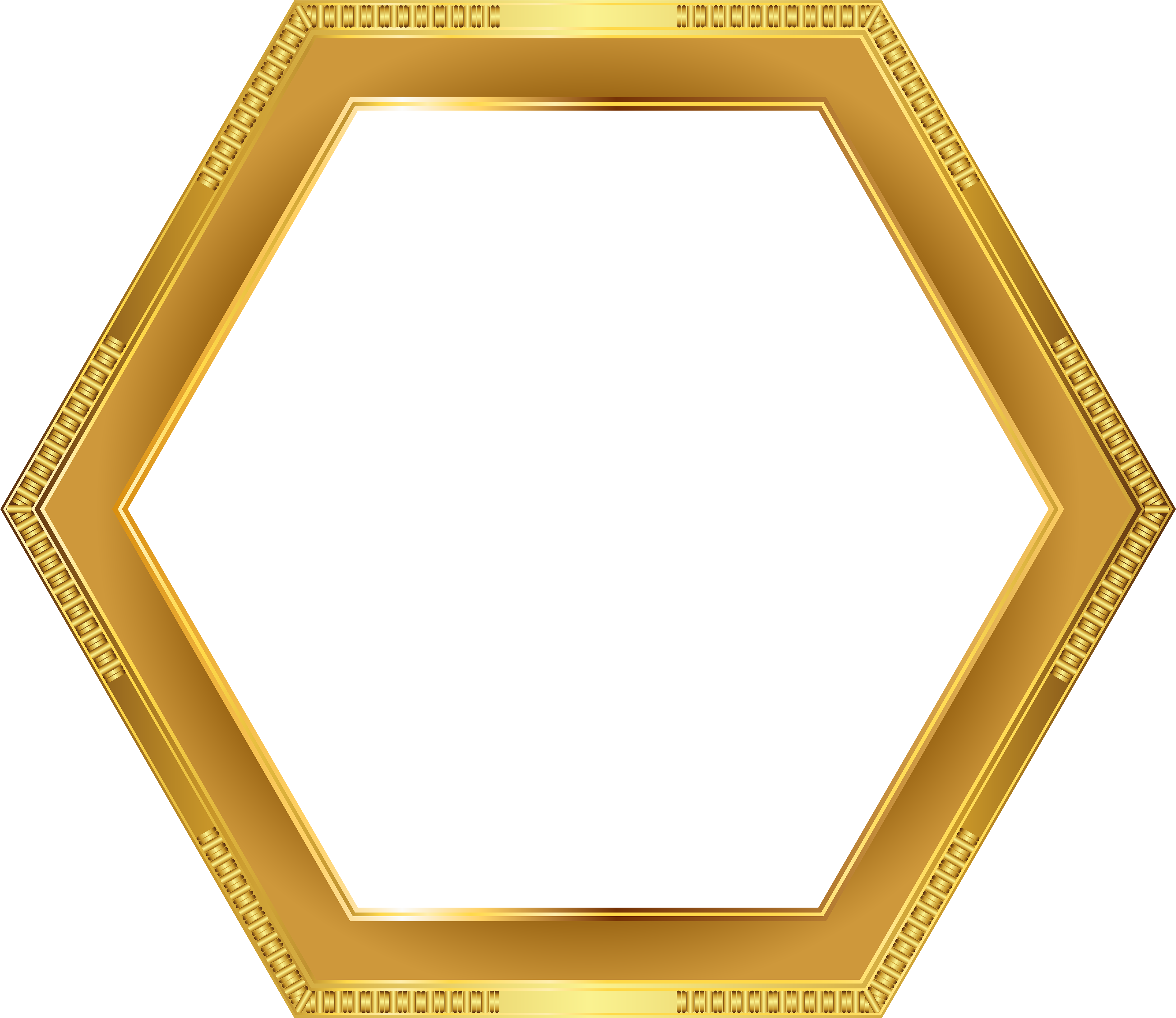 L Gold Frame Png - Clip Art (5000x4331), Png Download