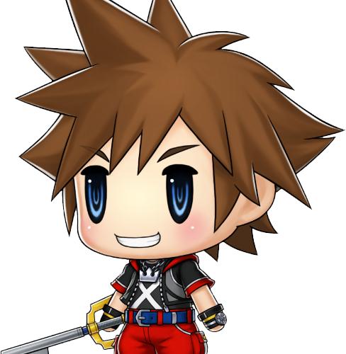 Sora Net Worth - World Of Final Fantasy Sora (488x500), Png Download