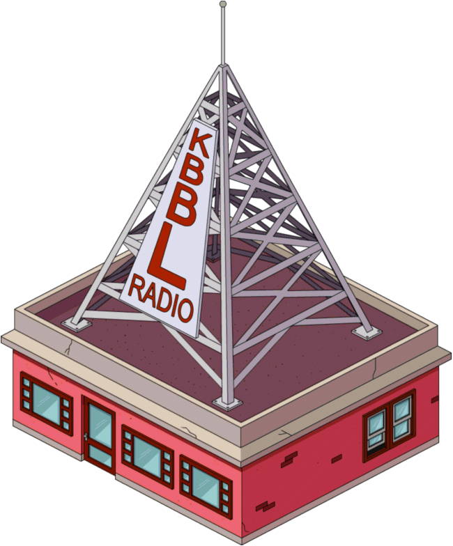 Kbbl-station - Simpsons Tapped Out Kbbl Radio (650x784), Png Download
