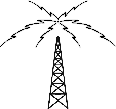 A Luxury With A New Maui Home - Ham Radio Antenna Clip Art (493x463), Png Download