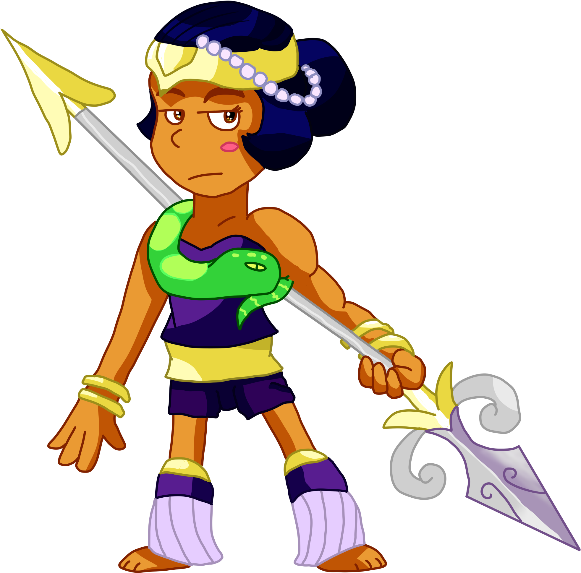 Svg Library Download Queen Nai Fanart Brawlhalla Fan - Queen Nai Fanart (2400x2400), Png Download