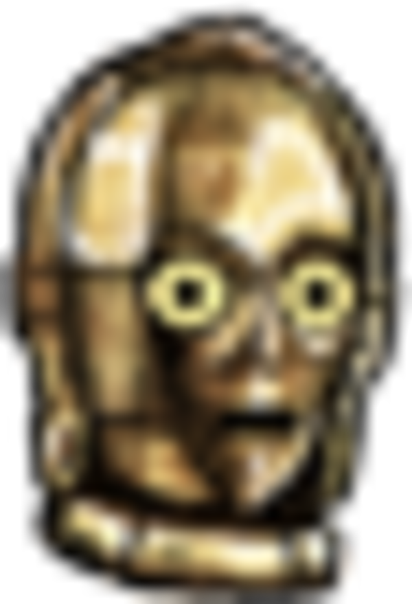 C3po 4chan (600x879), Png Download