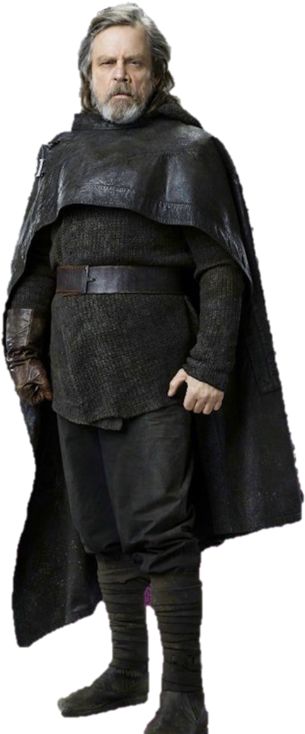 The Last Jedi Luke Skywalker 2 Png By Captain Kingsman16-dbx3qj5 - Luke Skywalker The Last Jedi Outfit (758x1054), Png Download