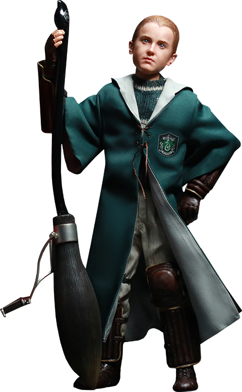 Draco Malfoy Action Figure - Harry Potter - Draco Malfoy Quidditch 1:6 Scale Action (480x778), Png Download