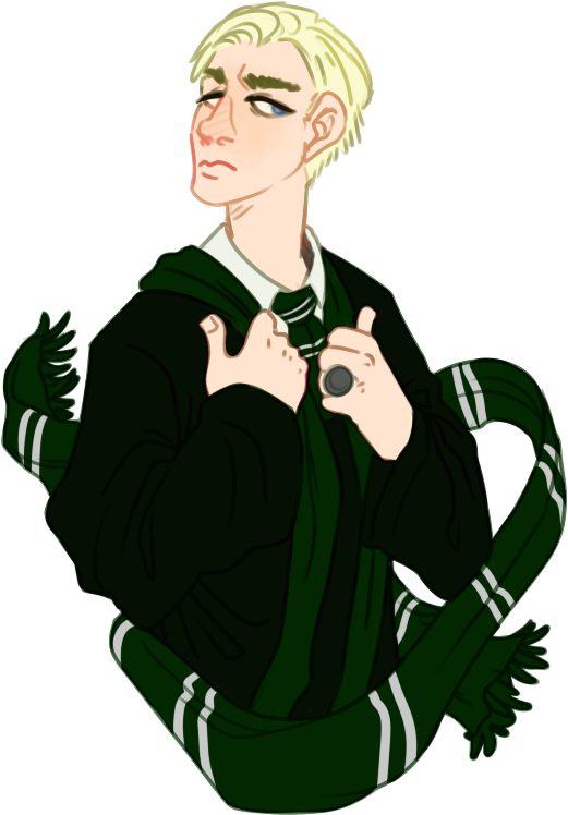 Art Trade- Draco Malfoy By Spazzan - Draco Malfoy Png Fan Art (600x800), Png Download
