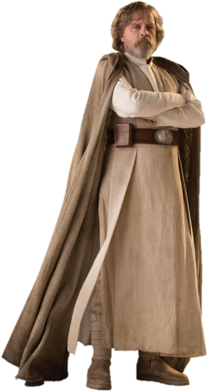 A Large Batch Of Character Standees For Star Wars - Luke Skywalker Costume Last Jedi (865x923), Png Download