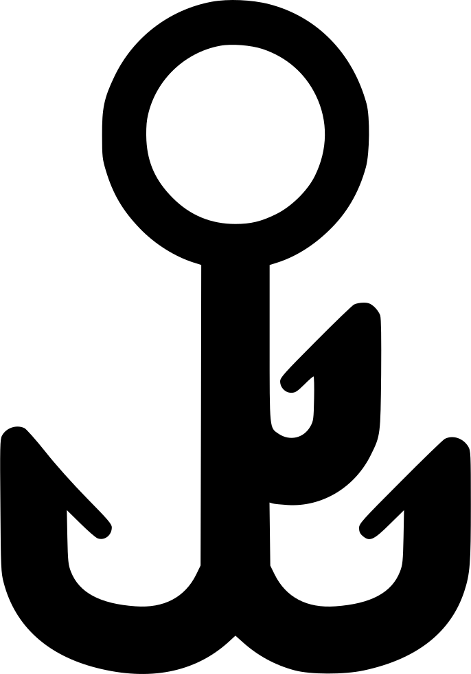Fish Hook Png Icon Free Download Onlinewebfonts - Fish Hook (686x980), Png Download