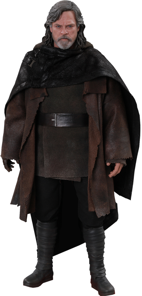 Star - Star Wars The Last Jedi Hot Toys Luke Skywalker (480x1000), Png Download