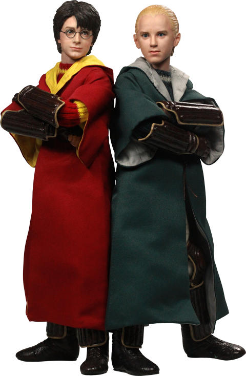 Harry Potter And Draco Malfoy Quidditch Version Sixth - Harry Potter Draco Malfoy Quidditch (480x734), Png Download
