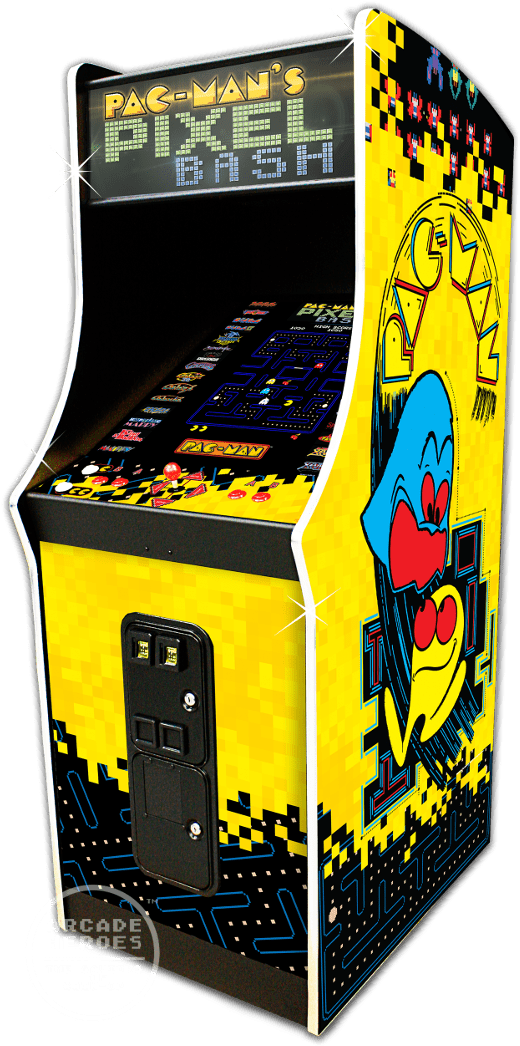 Pac-man's Pixel Bash Arcade Machine By Bandai Namco - Pac Man's Pixel Bash (580x1068), Png Download