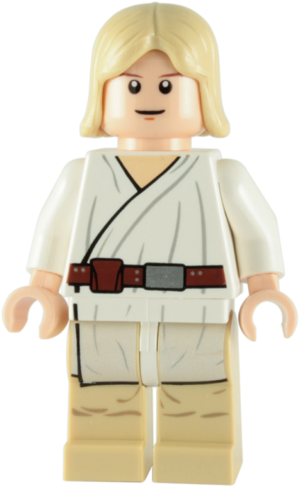 Lego Luke Skywalker Minifigure - Lego Luke Skywalker Tatooine (700x700), Png Download
