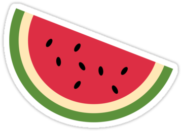 Watermelon Clipart Emoji - Watermelon Icon Png (375x360), Png Download